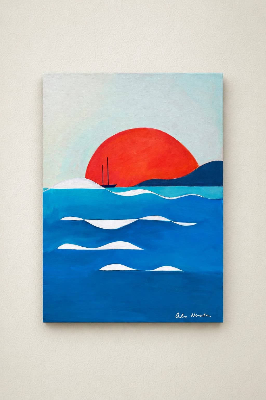Coucher de soleil marin