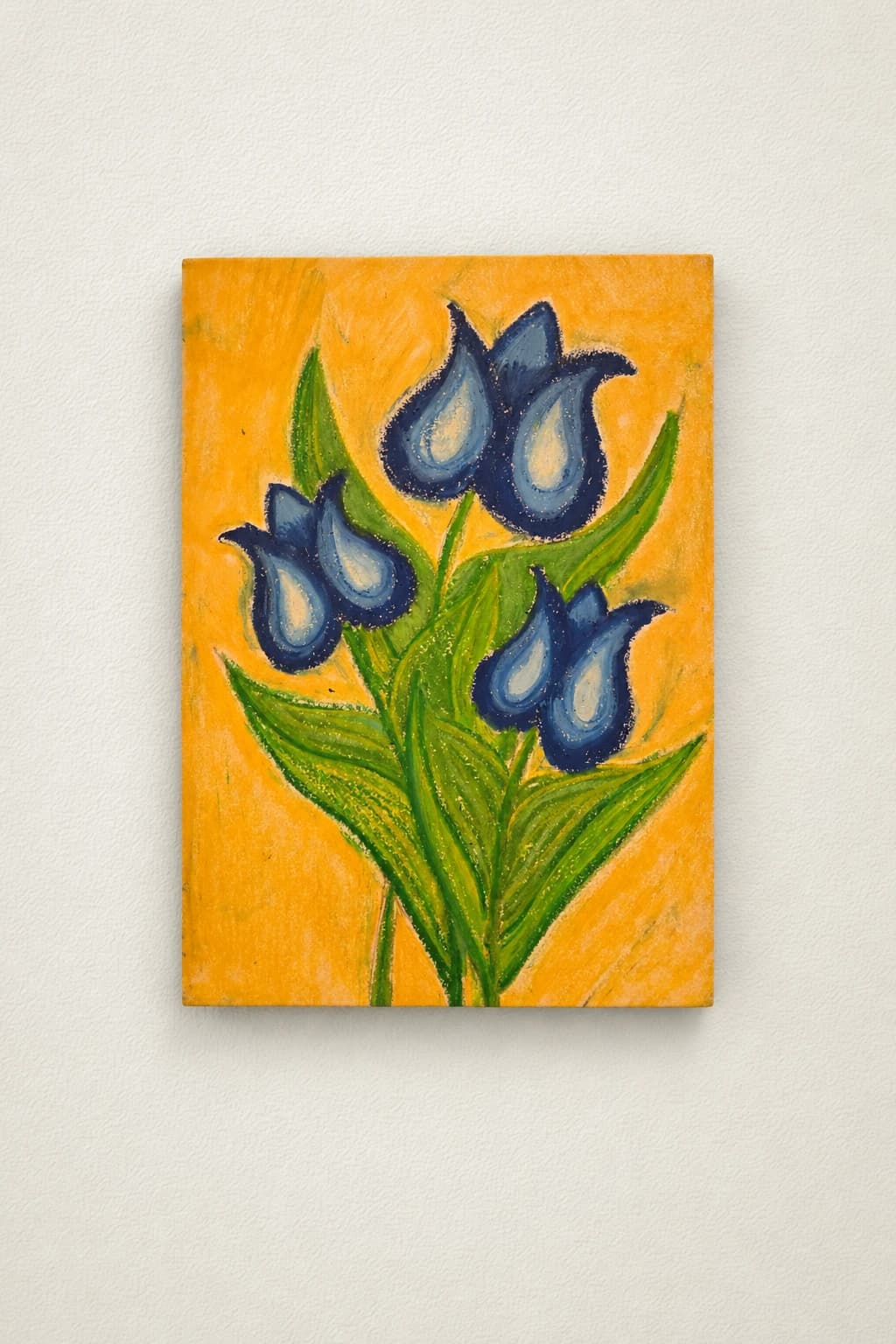 Bouquet aux fleurs bleues