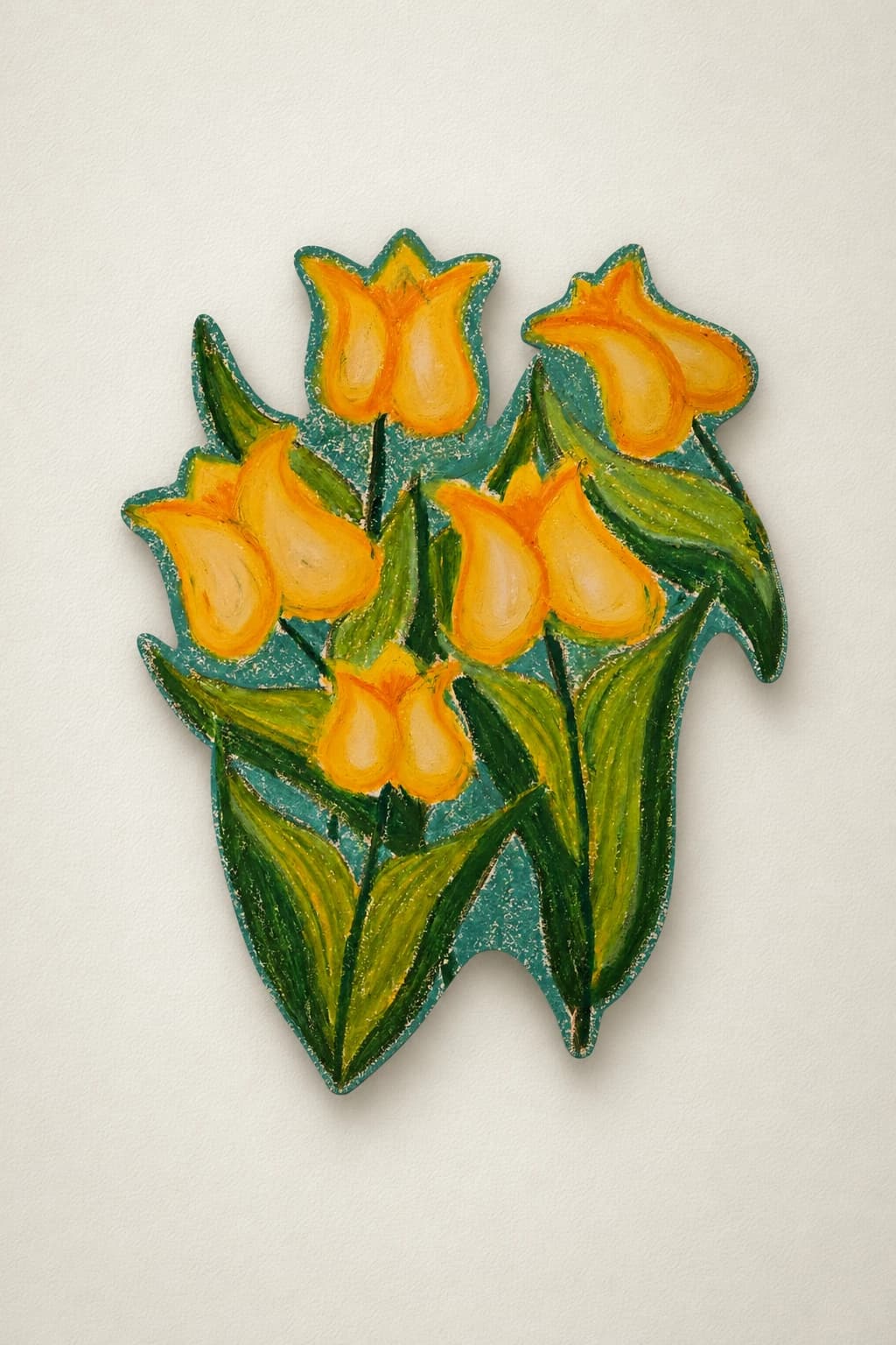 Bouquet de tulipes jaunes