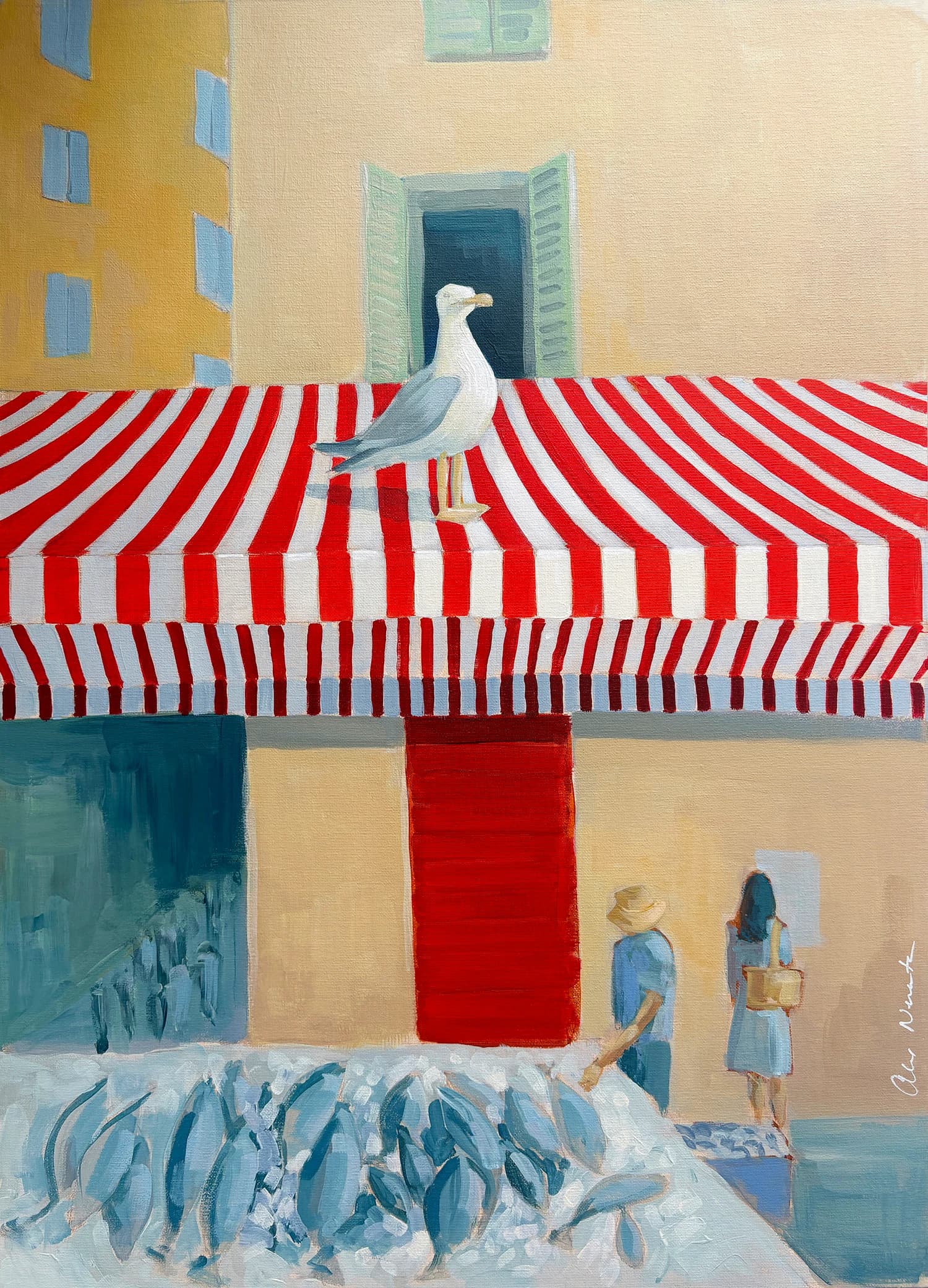 Marché au Poisson et Mouette