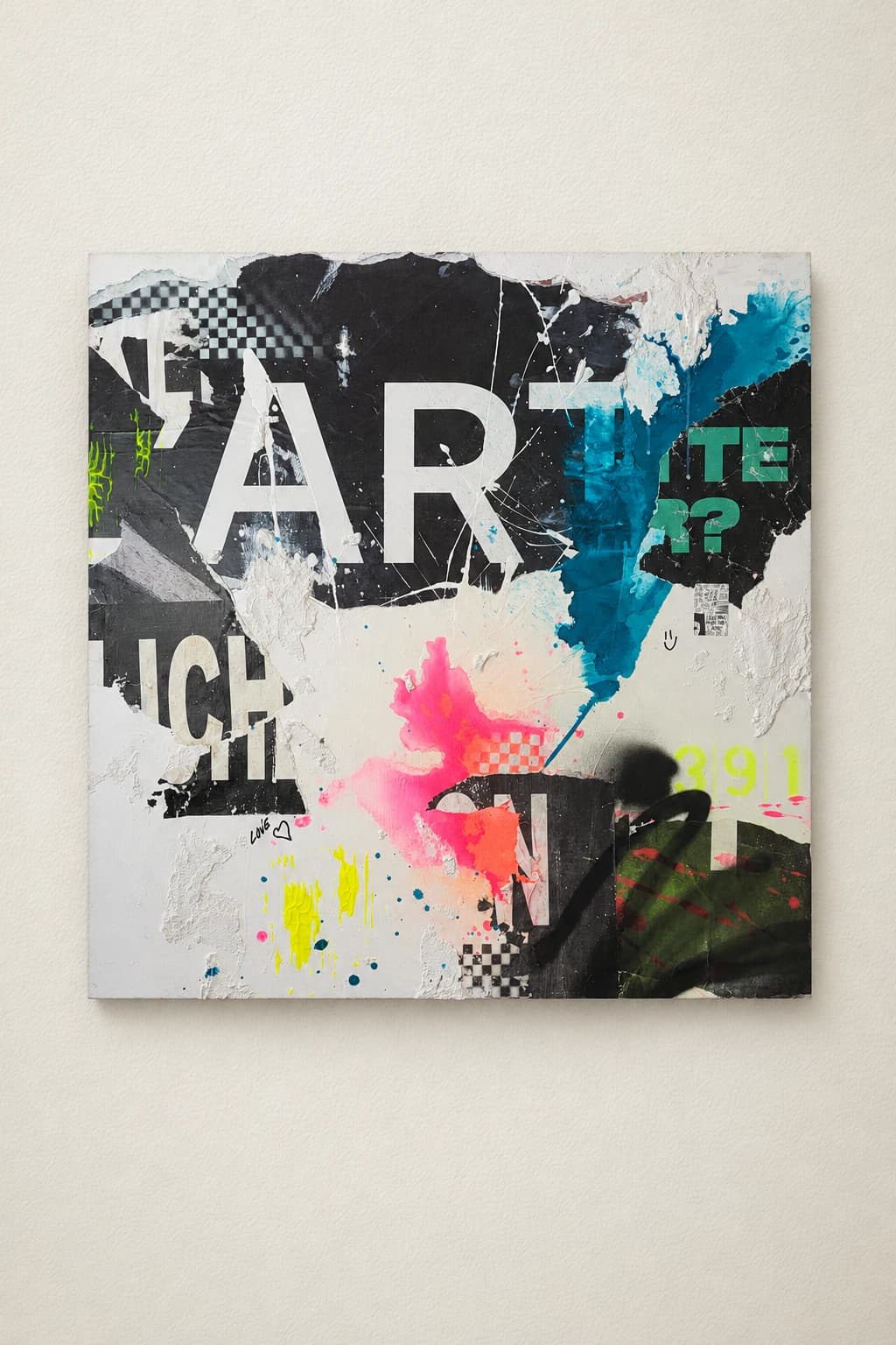 Composition urbaine avec typographie | Alexandra Lev Art