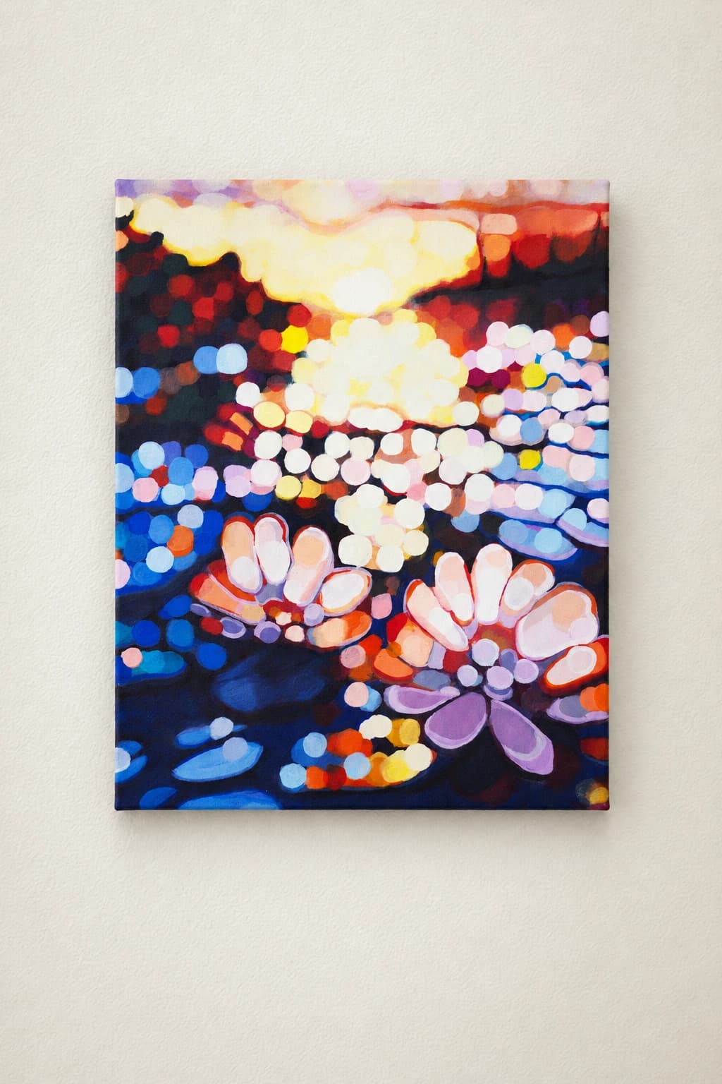 Fleurs de lotus sur le lac no. 2