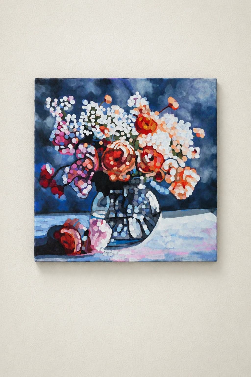 Des fleurs dans un vase