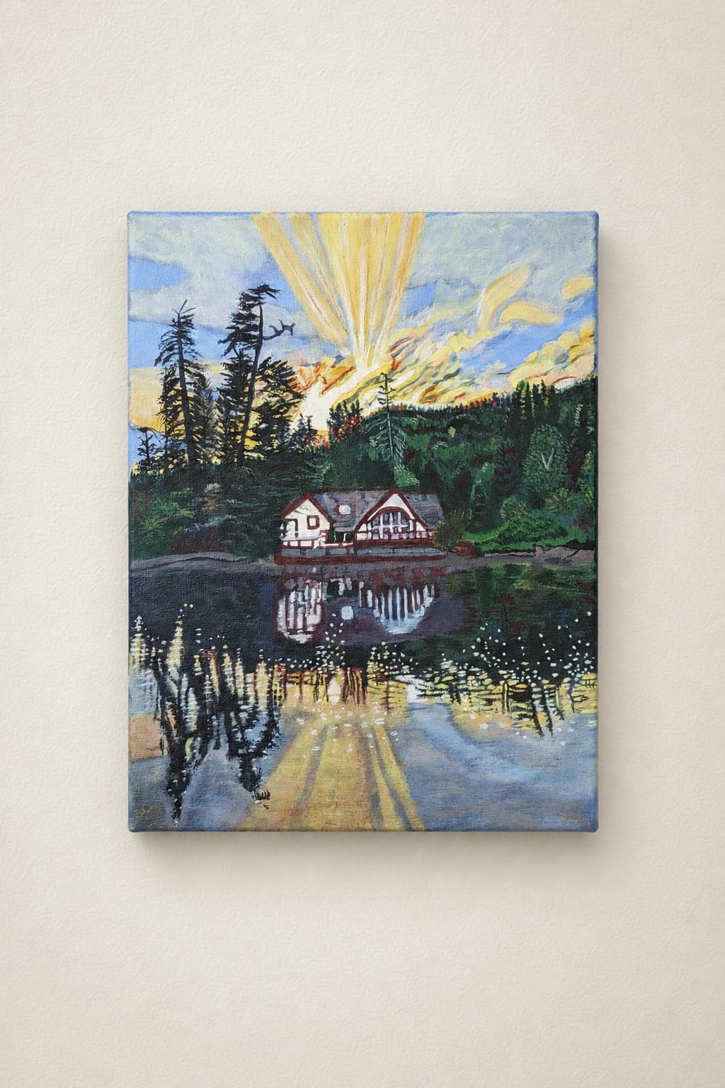 Maison au bord de l'eau