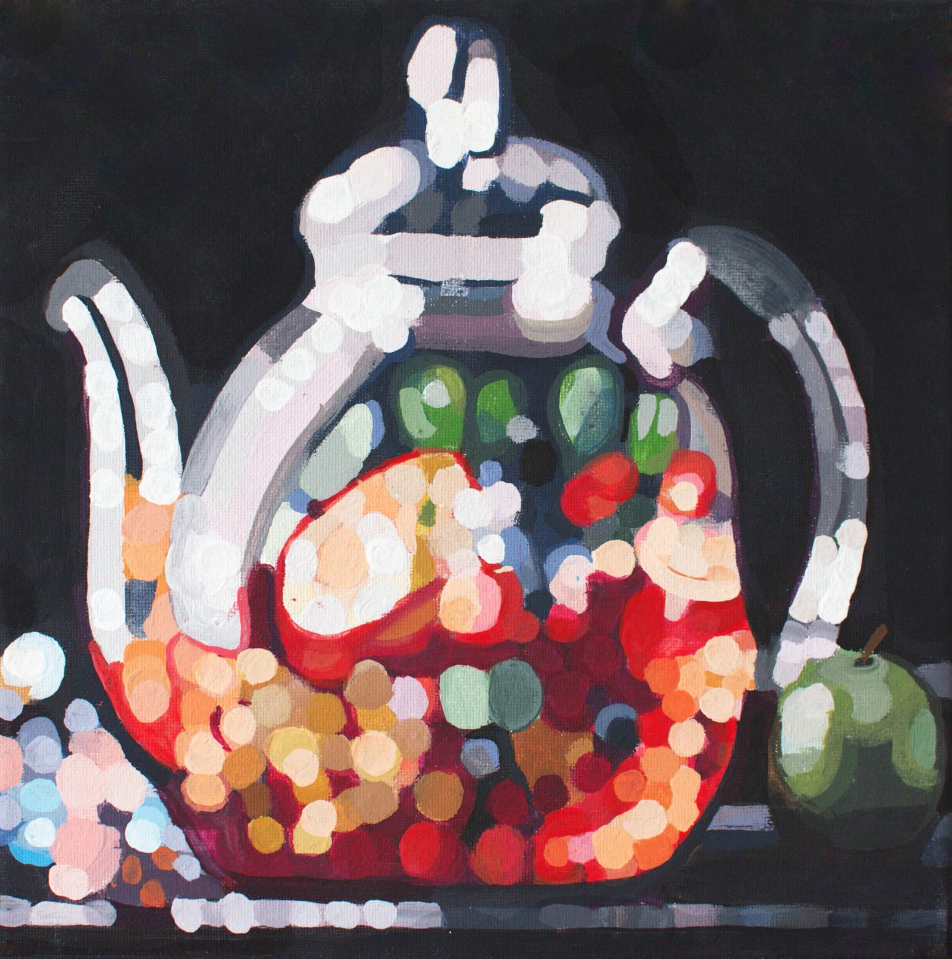 Théière en verre