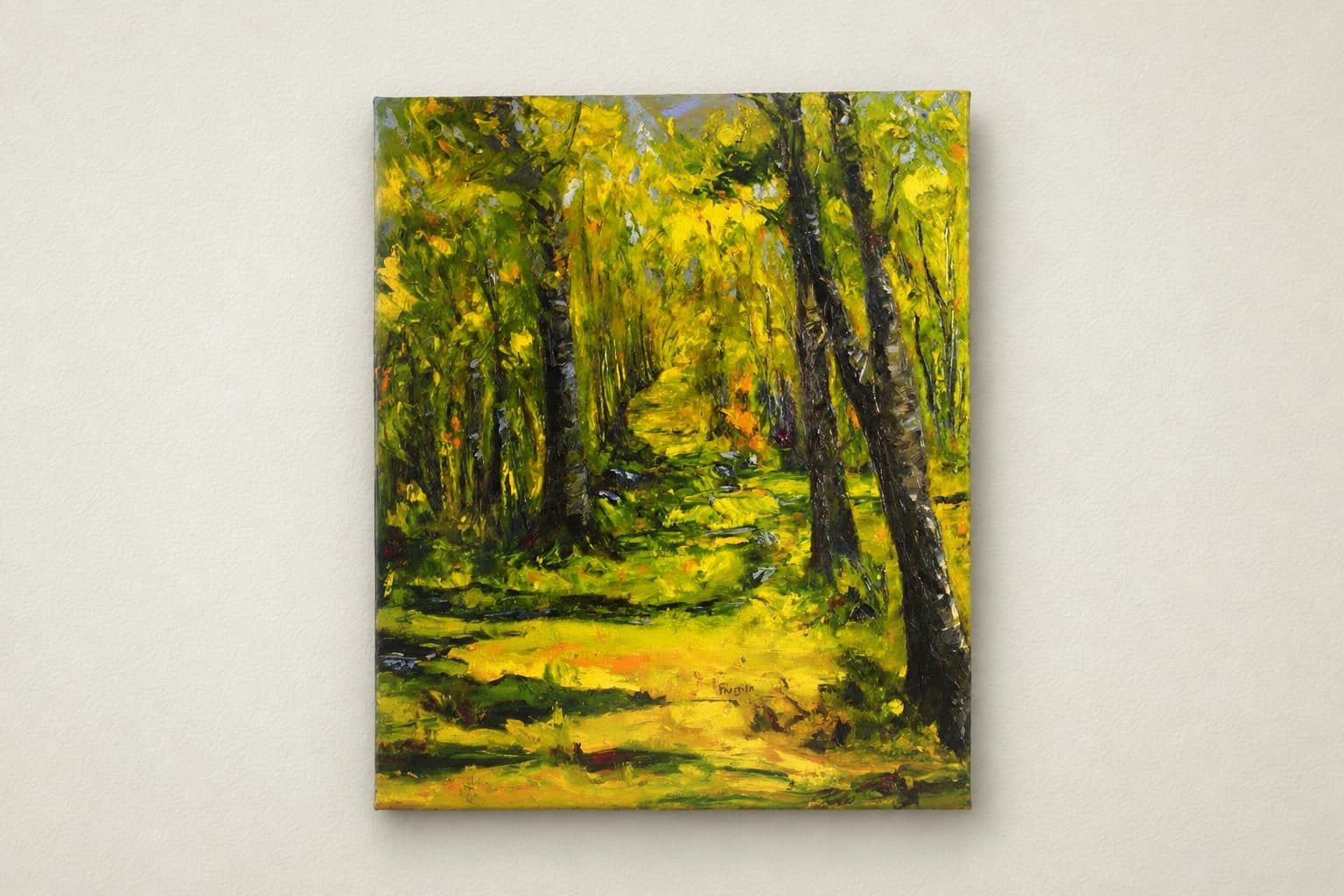 Path in a Sunlit Forest