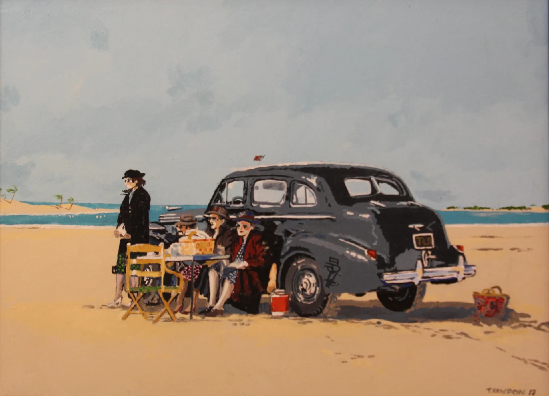 Pause sur la plage