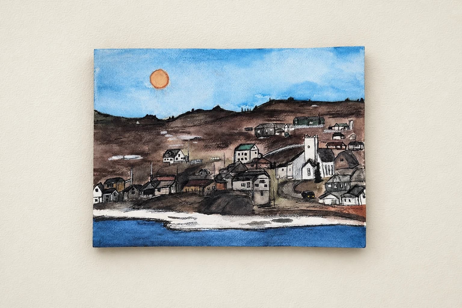 Village côtier au soleil