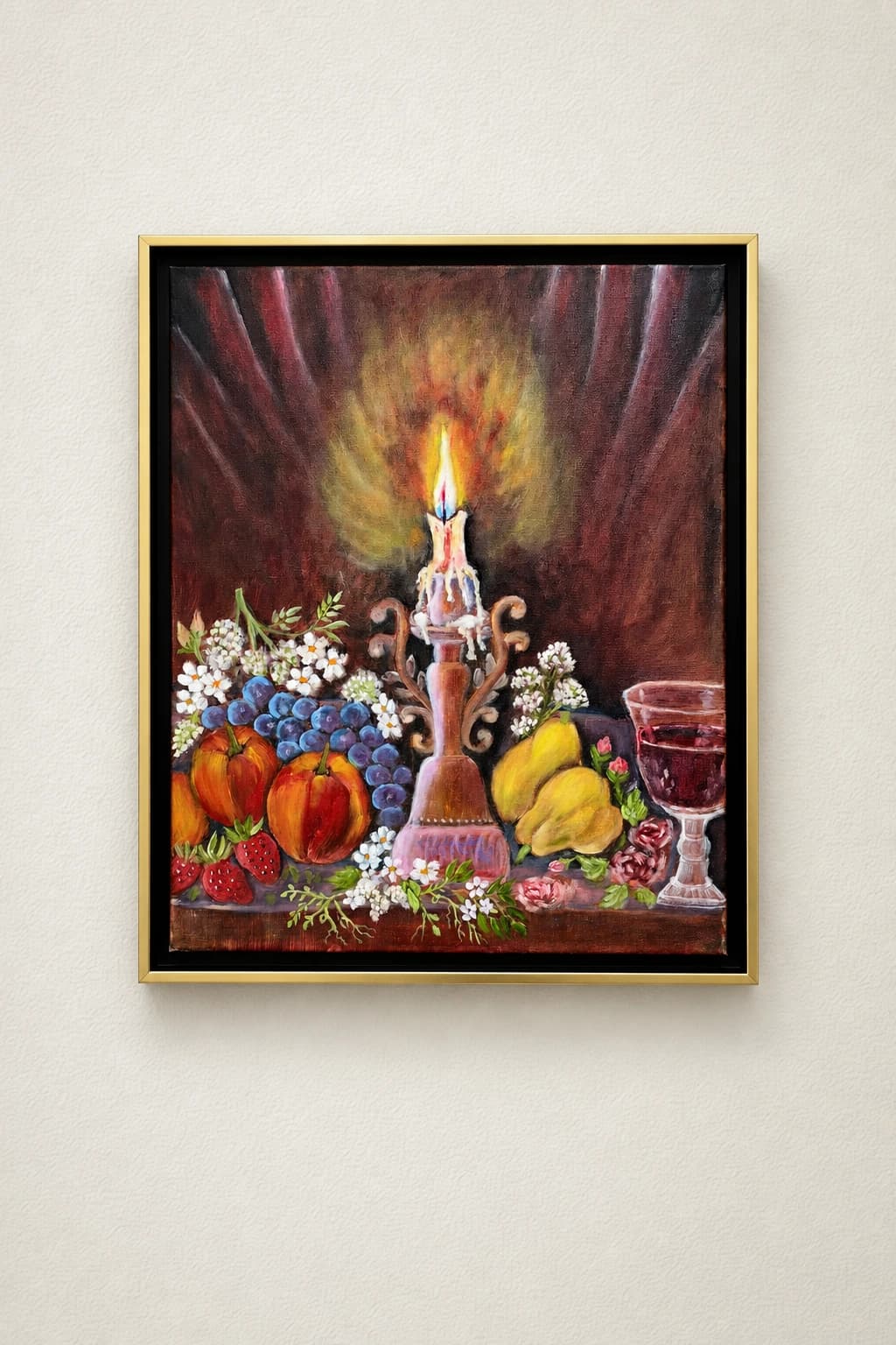 Nature morte à la bougie