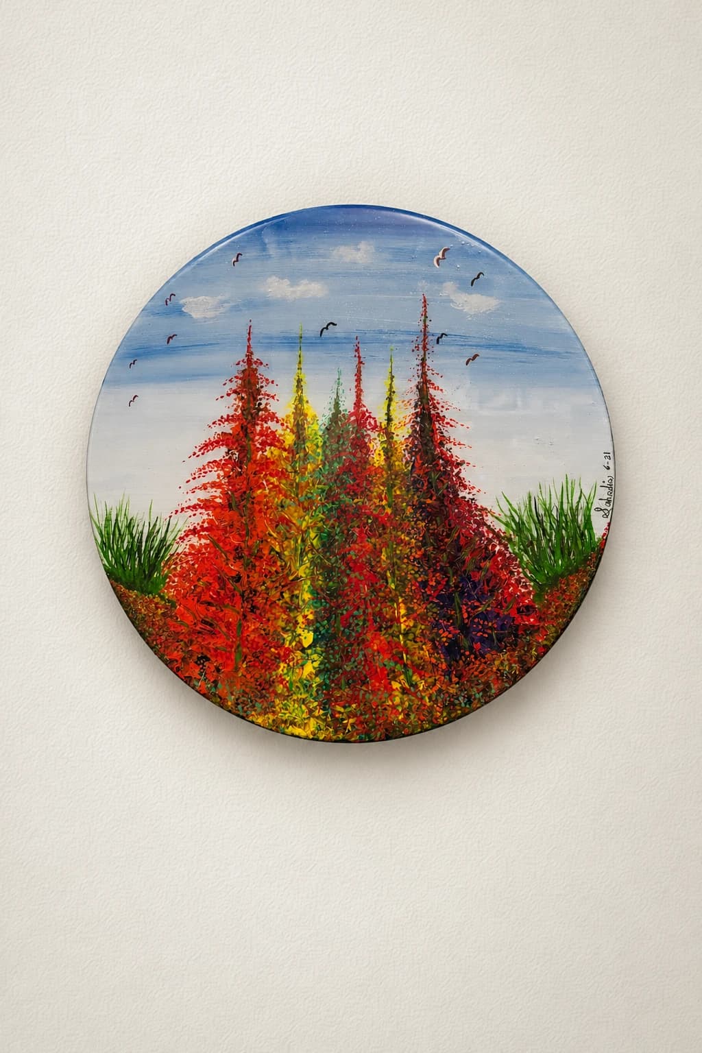 Circular Colorful Forest